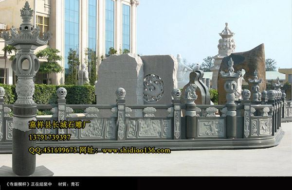 寺院石雕作品，澳门棋牌网站游戏推荐经幢诠释佛性宝相的雕刻